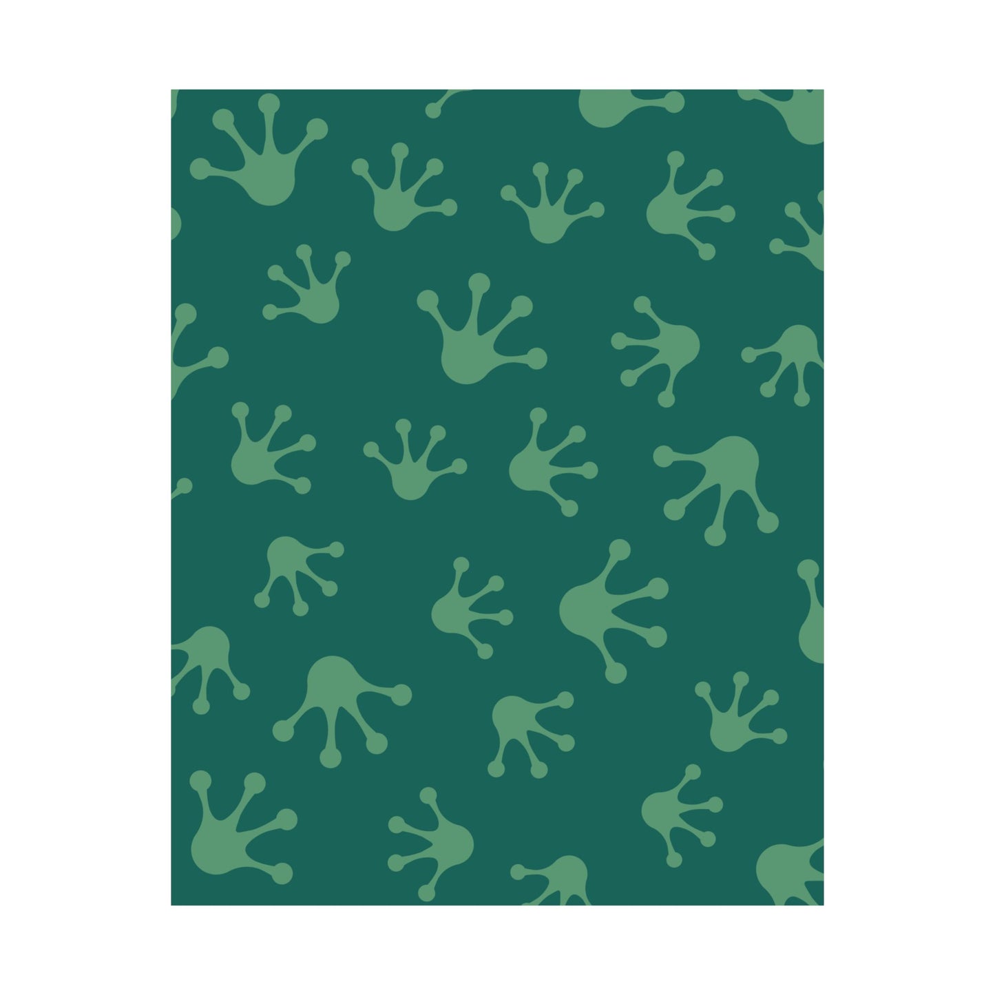 Frog Splash Art Prints, Fun Wall Decor for Kids, Nursery Room Accent, Green Frog Pattern Posters, Gift for Frog Lovers