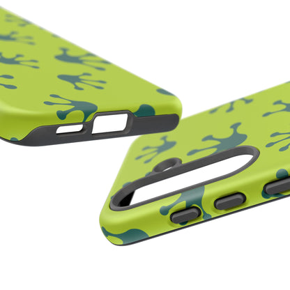 Frog Pattern Phone Case, Fun and Colorful Phone Cover, Durable Phone Protection, Gifts for Nature Lovers, Unique Accessory
