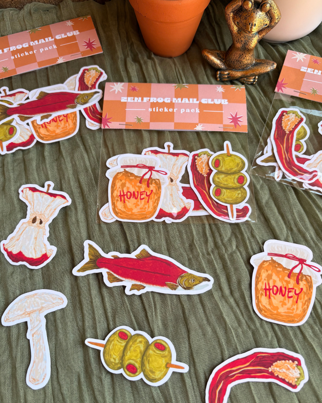 Rustic Snacks Sticker Pack