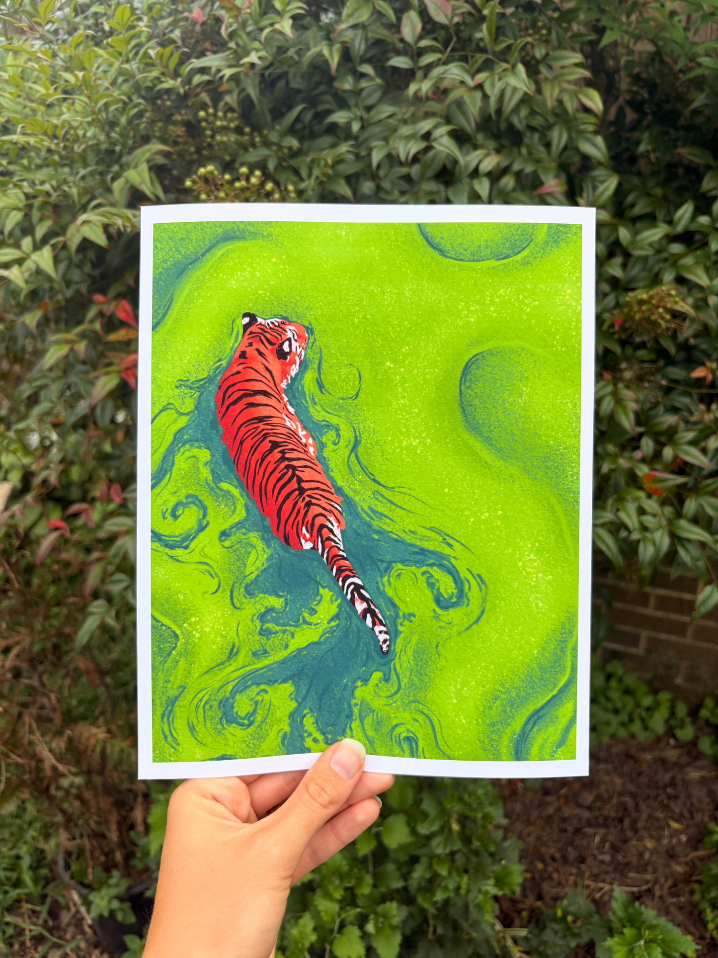 Jade Waters Art Print