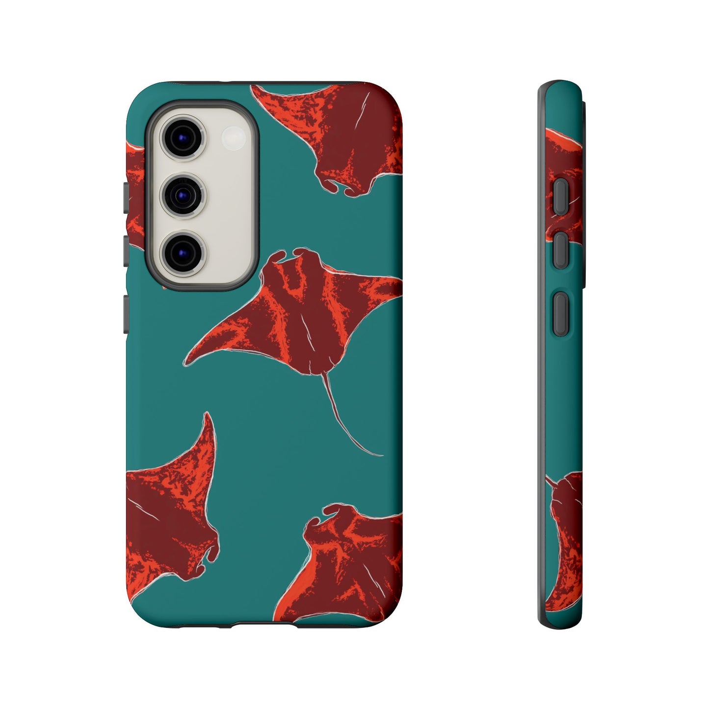 Manta Ray Phone Case, Tropical Phone Cover, Ocean Vibe Accessories, Summer Gift Idea, Marine Animal Merchandise