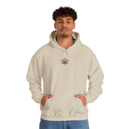 Lotus and Sunset Unisex Hoodie - Cozy Gift for Mindfulness, Meditation, or Nature Lovers, Perfect for Fall and Winter