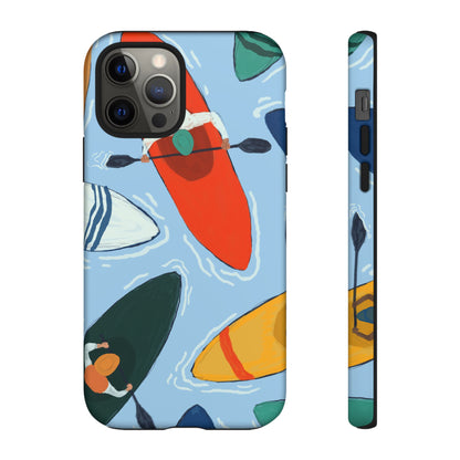 Kayak Phone Case - Tough Cases for Outdoor Enthusiasts, Birthday Gifts, Adventure Gear, Kayaking Accessories, Nature Lover Decor, Artsy Phone Cases