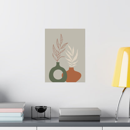 Decorative Wall Art Prints, Modern Home Decor, Botanical Prints, Minimalist Poster Art, Gift for Plant Lovers