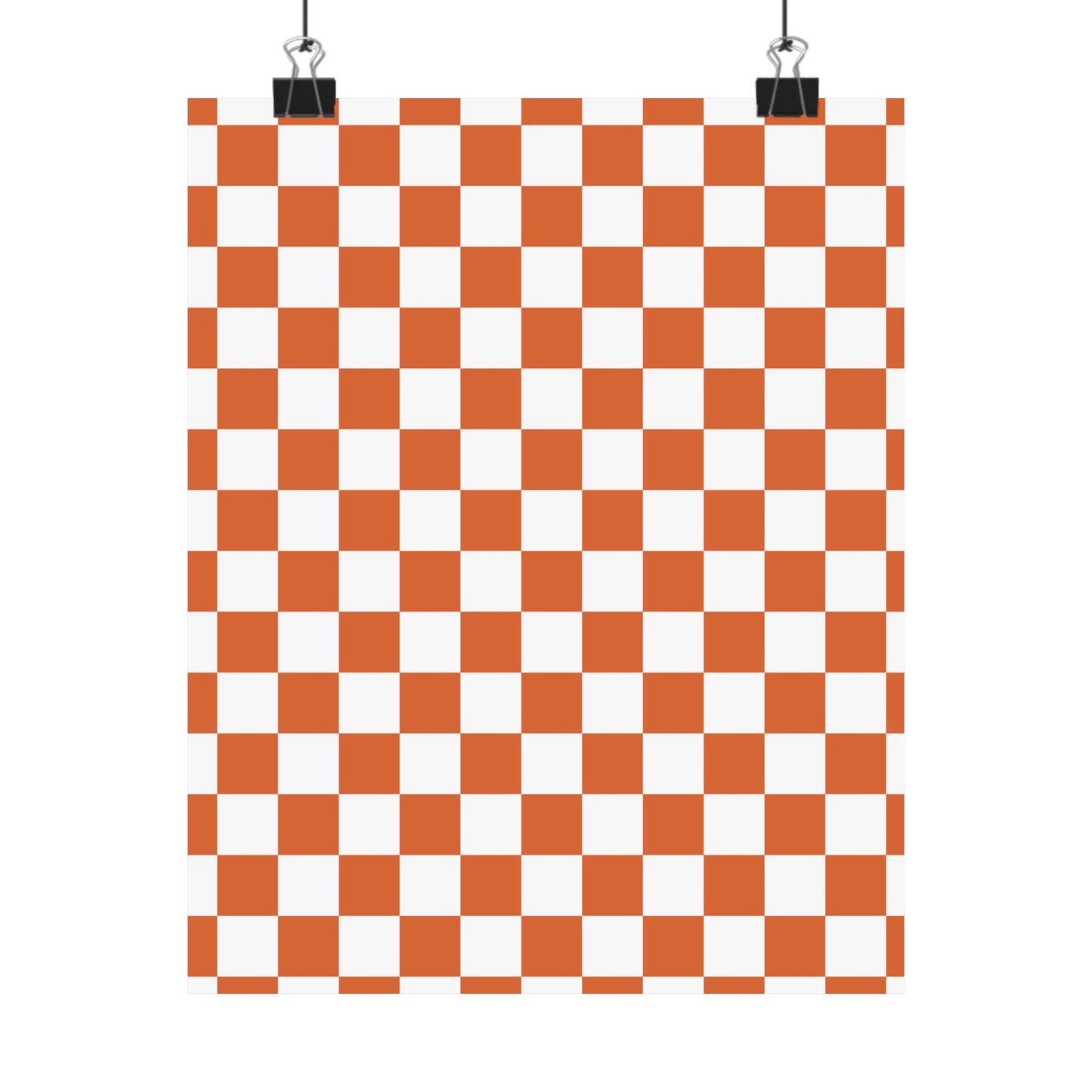 Chic Checkerboard Matte Vertical Posters | Modern Wall Art, Home Decor, Unique Gift, Interior Design, Wall Decoration