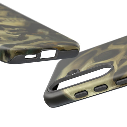 Skull Phone Case - Tough Cases, Macabre Style, Unique Accessories, Perfect for Halloween, Gothic Decor, Edgy Gift Idea | Van Gogh Reimagined, Abstract Twist on  Van Gogh's Skeleton with Burning Cigarette