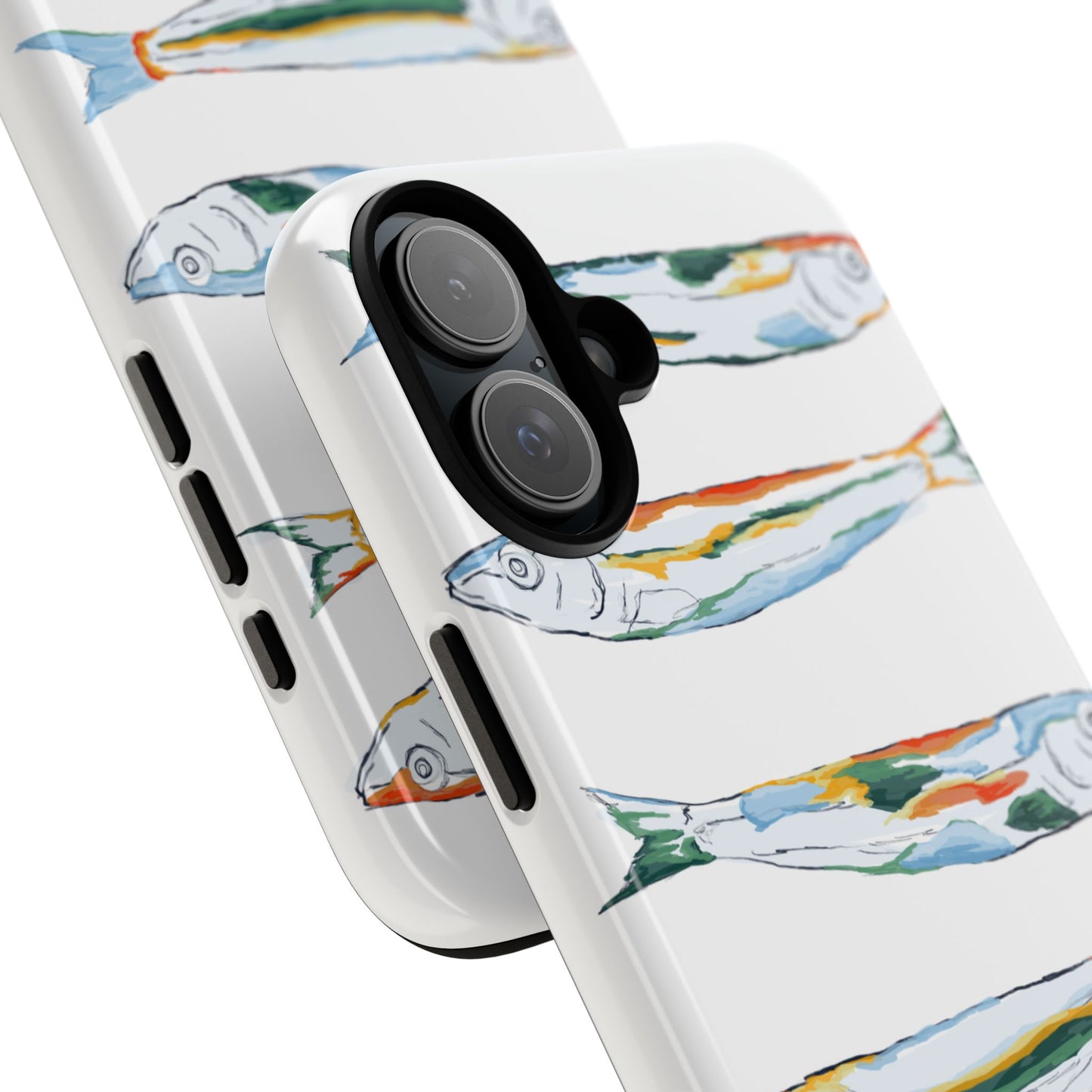 Tough Cases – Artistic Fish Design Phone Case, Unique Gift for Aquatic Lovers, Perfect for Birthdays, Holidays, and Everyday Use, Quirky Cases, Fun Phone Cases