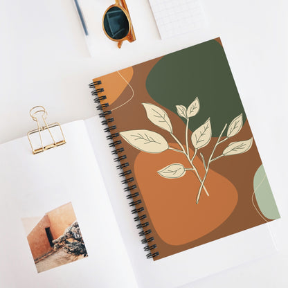 Boho Floral Spiral Notebook | Eco-Friendly Journal, Stationery Gift, Note-Taking, Daily Planner, School Supplies