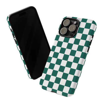 Stylish Checkered Phone Case, Protective Cover, Unique Gift, Trendy Accessory, Customizable Design, Ideal for All Ages