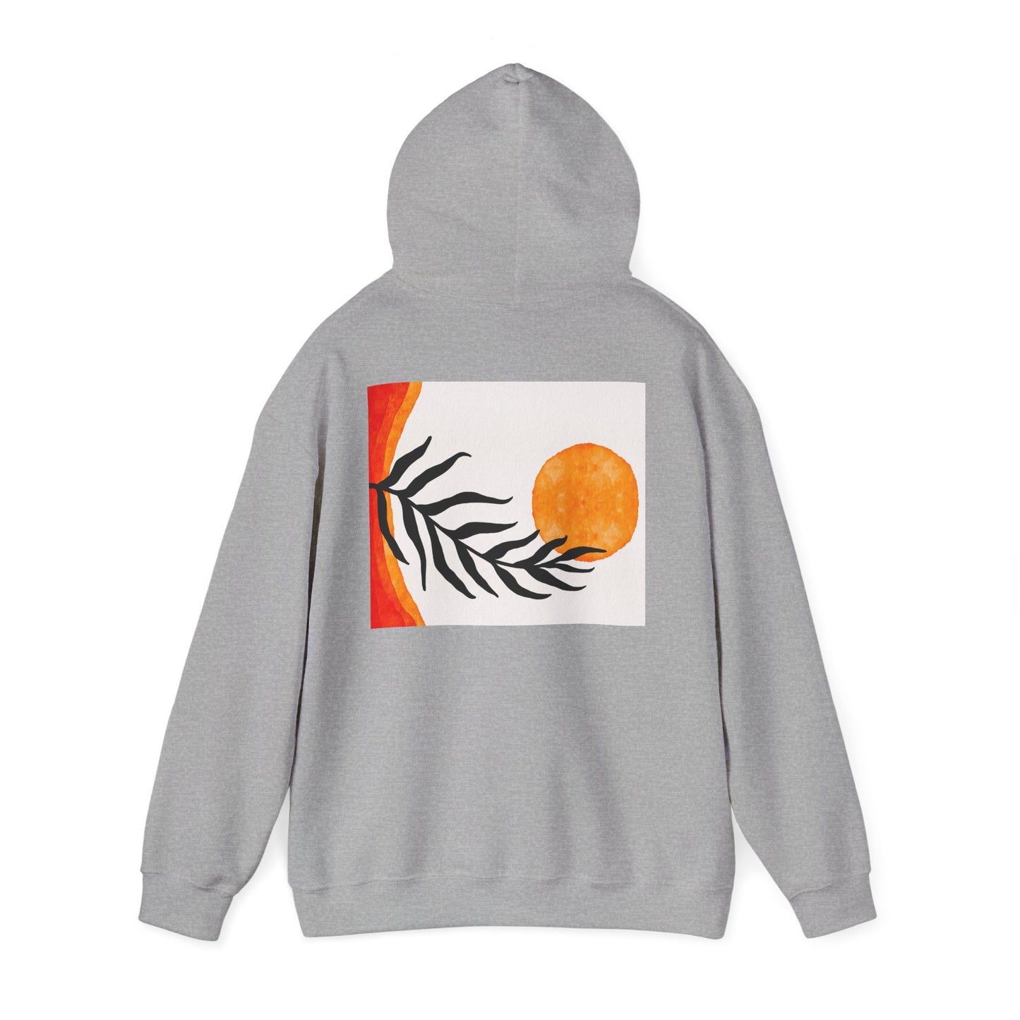 Lotus and Sunset Unisex Hoodie - Cozy Gift for Mindfulness, Meditation, or Nature Lovers, Perfect for Fall and Winter
