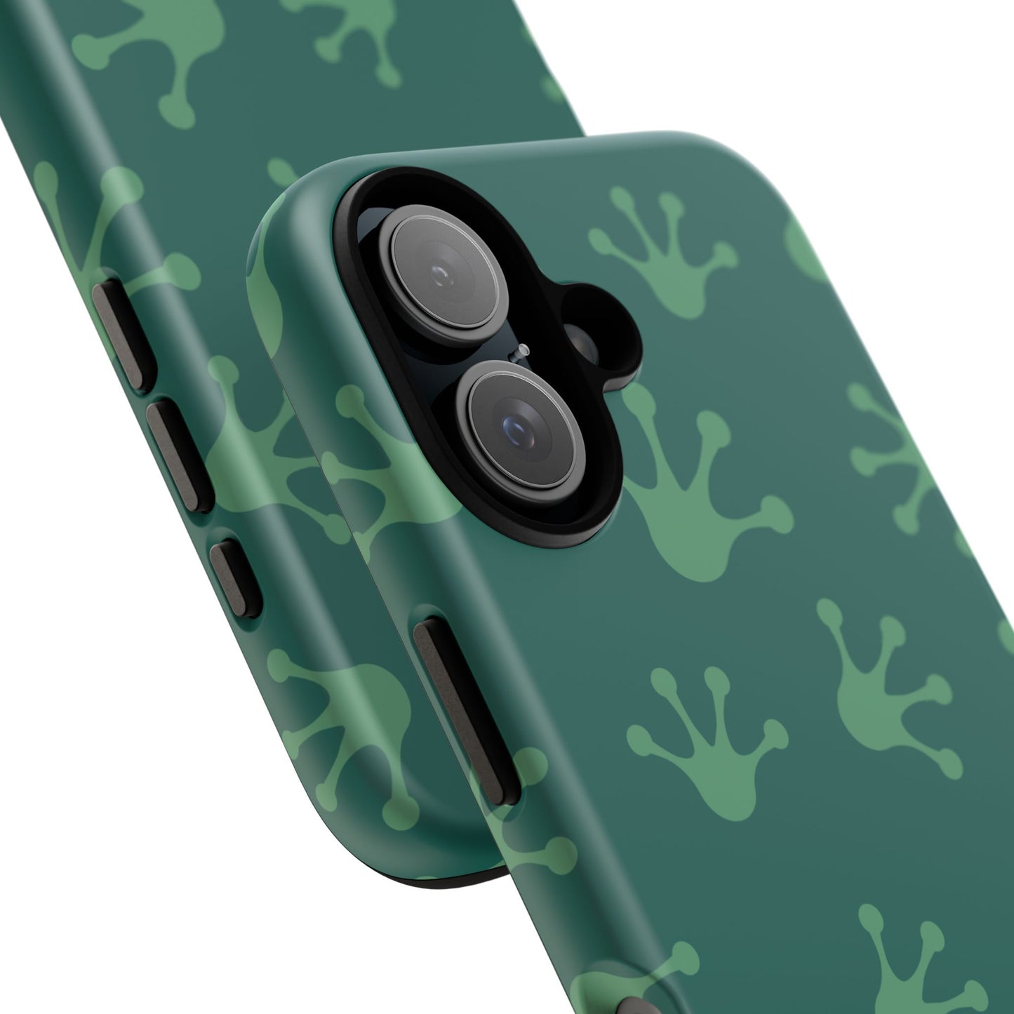 Frog Print Phone Case, Nature Lover Gift, Eco-Friendly Cover, Fun Green Design, Unique Frog Accessories