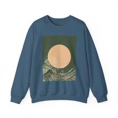 Nature-Inspired Unisex Crewneck Sweatshirt, Cozy Casual Wear, Gift for Outdoor Lovers, Perfect for Fall and Winter