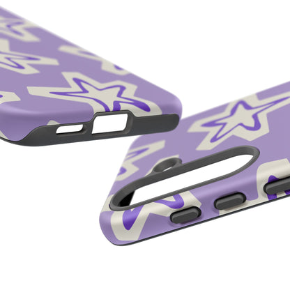 Starry Pattern Phone Case, Cute Star Design, Tough Phone Cover, Gifts for Her, Stylish Phone Accessory