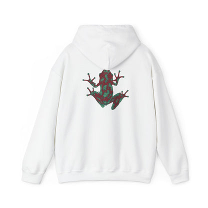 Zen Frog Unisex Hoodie, Cozy Sweatshirt, Relaxed Casual Wear, Unique Gift, Nature Lover Apparel