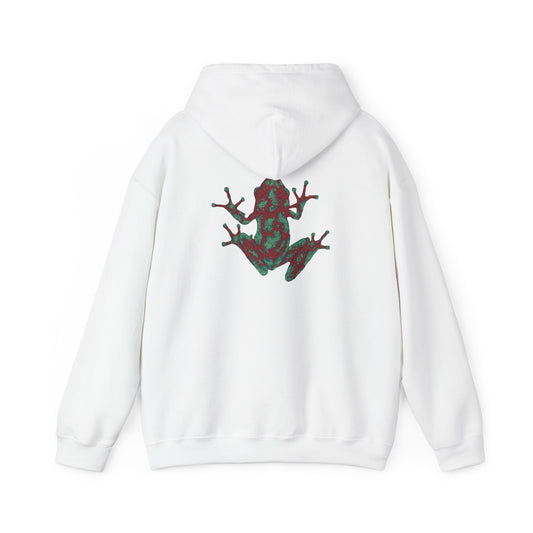 Zen Frog Unisex Hoodie, Cozy Sweatshirt, Relaxed Casual Wear, Unique Gift, Nature Lover Apparel