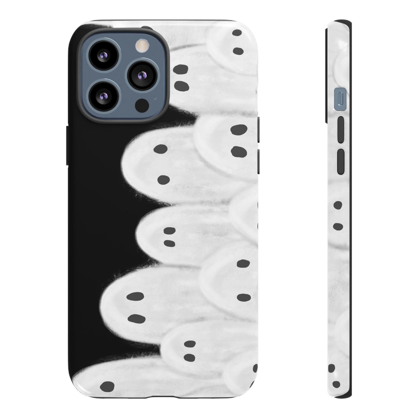 Painted Ghosts Phone Case | Ghostly Tough Phone Case for Spooky Style, Halloween Gift, Phone Cover, Ghost Theme, Unique Accessory, Spooky Season, Viral Painted Ghosts Inspired Design