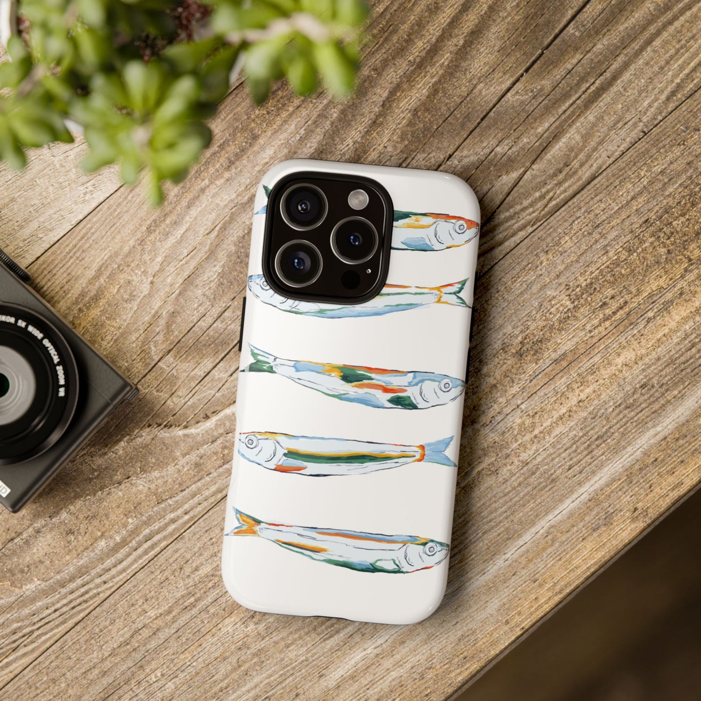 Tough Cases – Artistic Fish Design Phone Case, Unique Gift for Aquatic Lovers, Perfect for Birthdays, Holidays, and Everyday Use, Quirky Cases, Fun Phone Cases