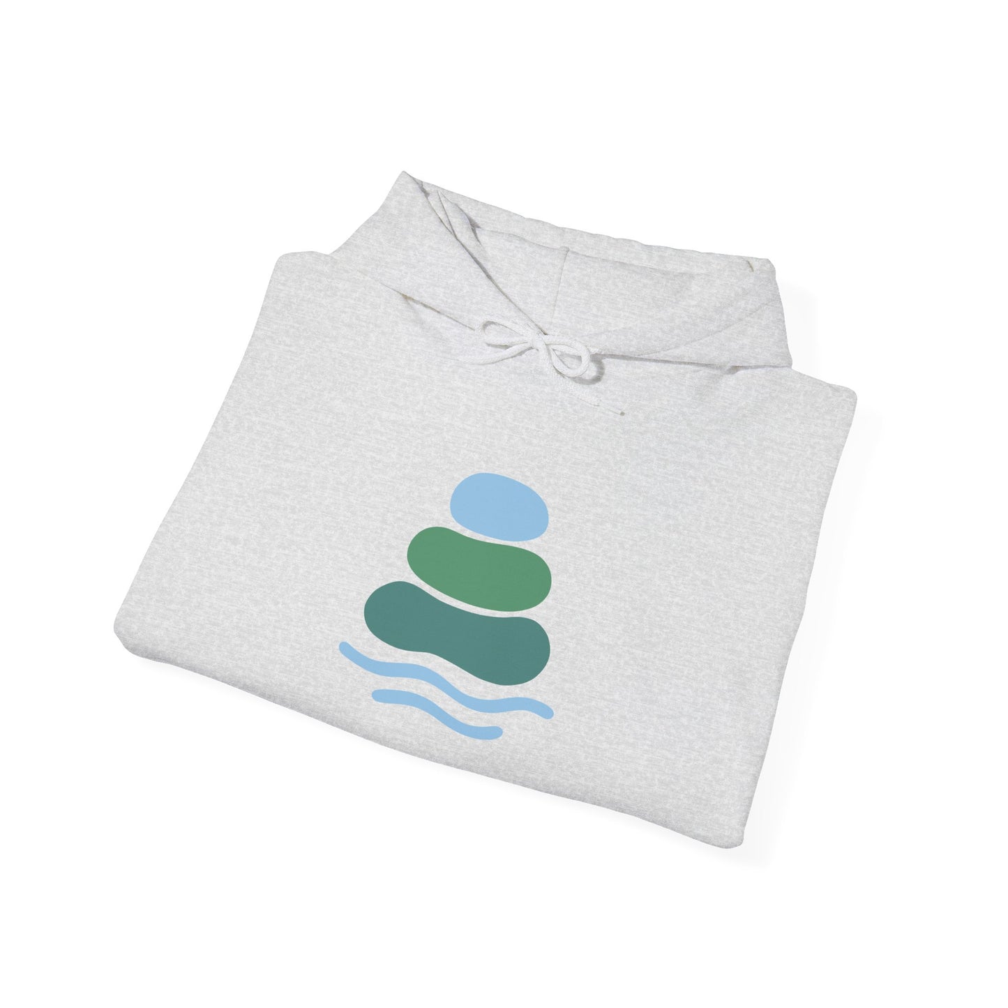 Zen-Inspired Unisex Hooded Sweatshirt, Relaxing Sweatshirt, Comfortable Hoodie, Gift for Meditation Lovers, Cozy Outerwear for All Occasions