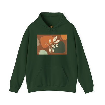 Botanical Design Unisex Hoodie, Cozy Sweatshirt for Nature Lovers, Gift for Friends, Autumn Fashion, Comfortable Casual Wear
