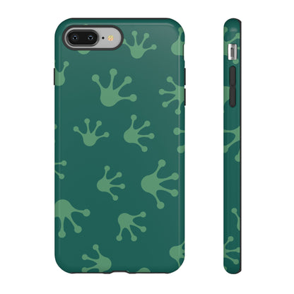 Frog Print Phone Case, Nature Lover Gift, Eco-Friendly Cover, Fun Green Design, Unique Frog Accessories