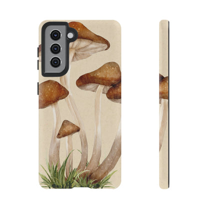 Mushroom Phone Case - Nature Lover, Eco-Friendly Gift, Cute Cell Phone Cover, Aesthetic Tech Accessory, Unique Fall Decor, Artsy Phone Cases, Cute, Gift for Her, Nature-inspired Designs, Durable Cases