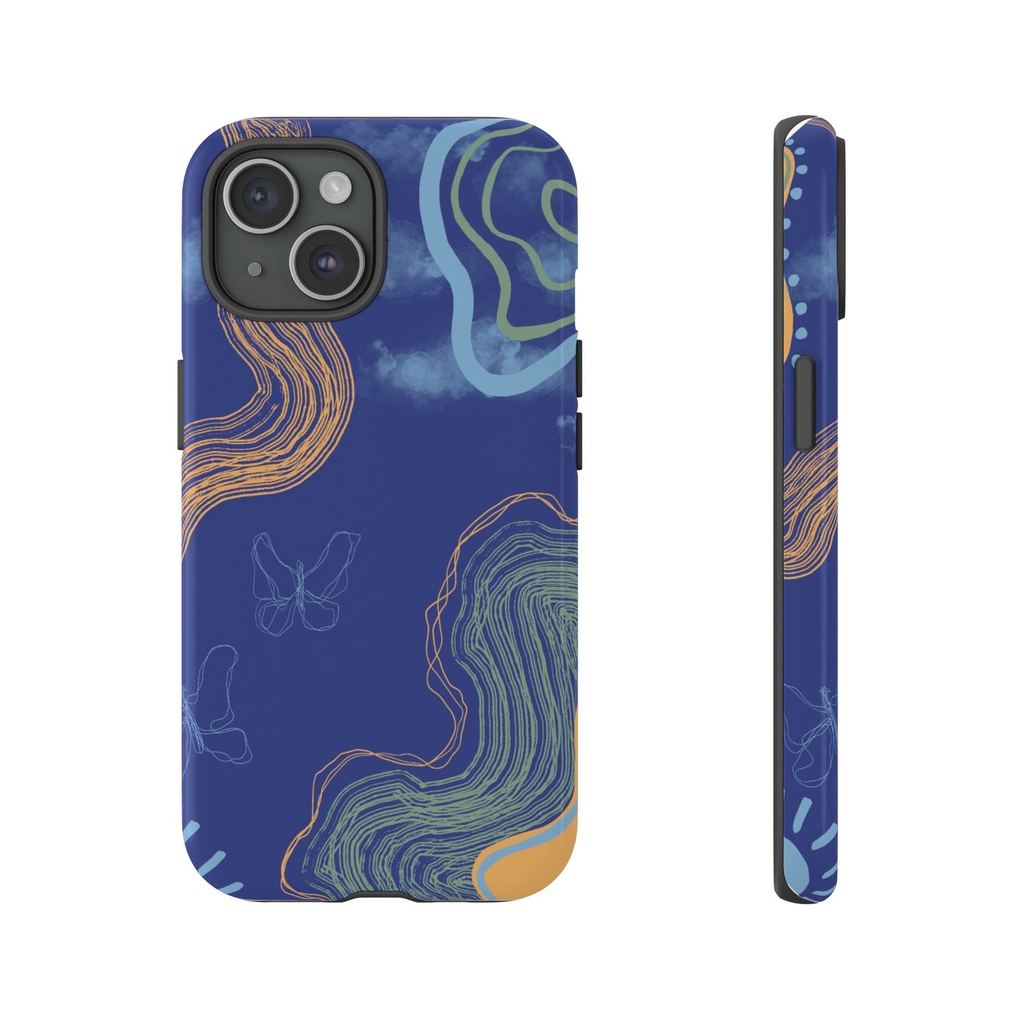 Artistic Phone Case, Abstract Phone Cover, Gift for Her, Modern Design, Boho Phone Case, Unique Phone Accessories