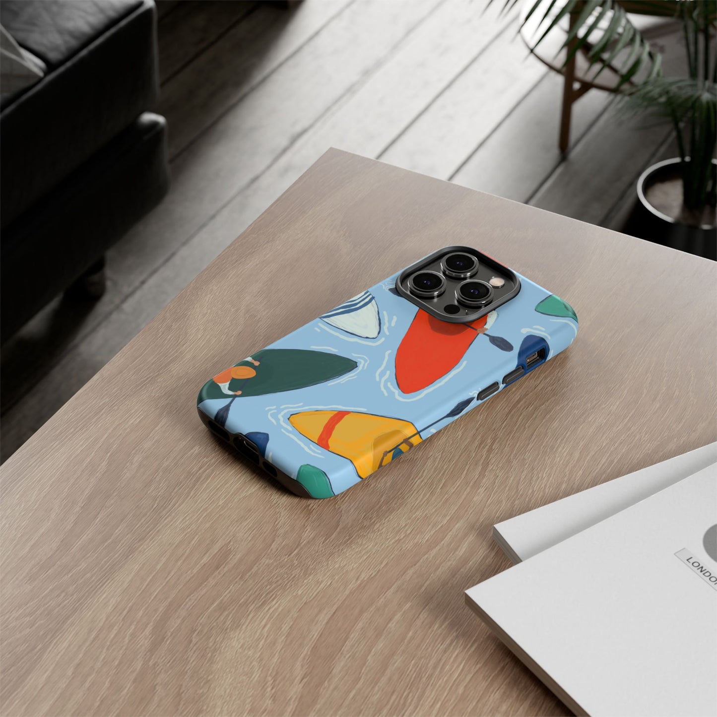 Kayak Phone Case - Tough Cases for Outdoor Enthusiasts, Birthday Gifts, Adventure Gear, Kayaking Accessories, Nature Lover Decor, Artsy Phone Cases