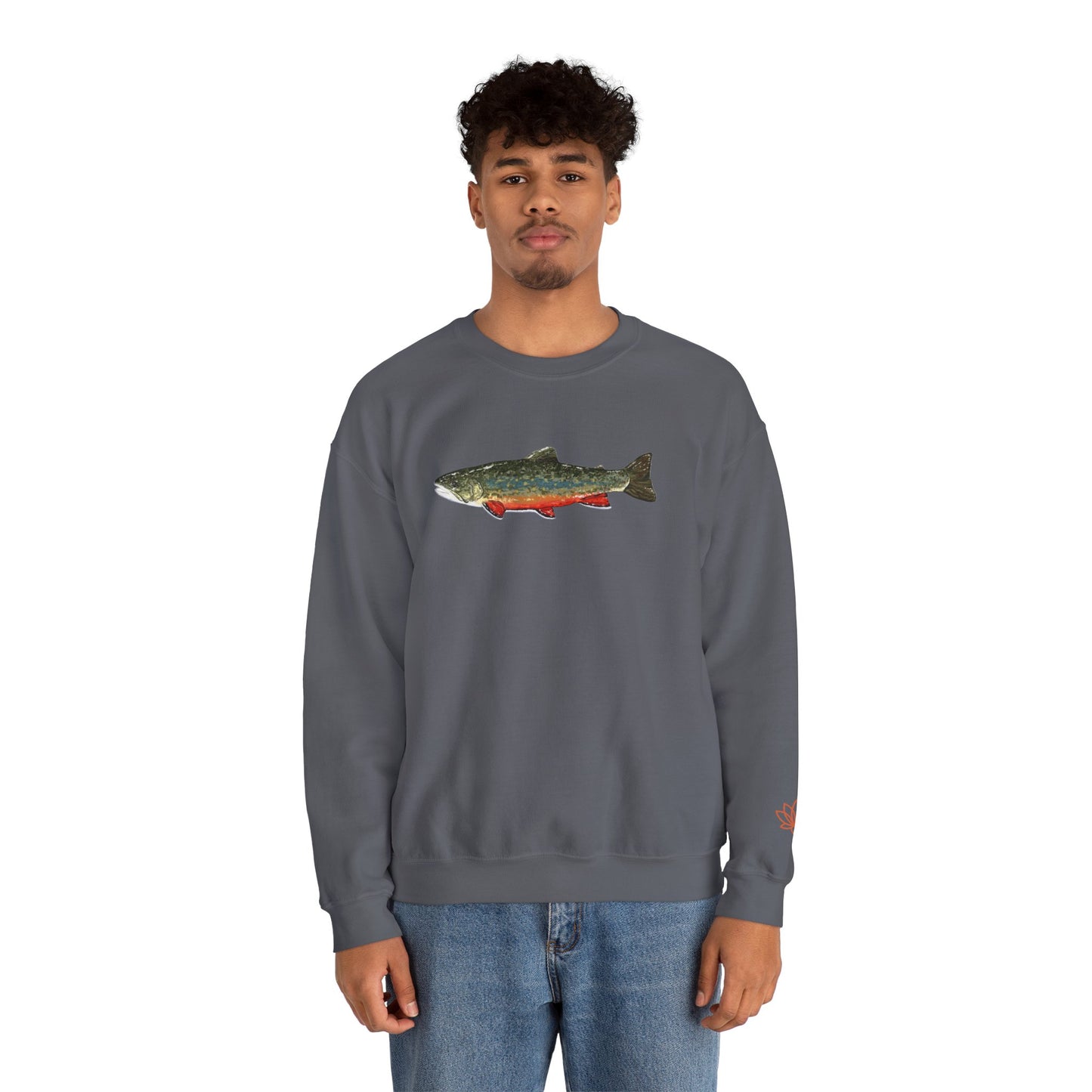 Fishing Vibes Crewneck Sweatshirt | Perfect for Outdoor Lovers, Fishing Gifts, Casual Wear, Eco-Friendly Apparel