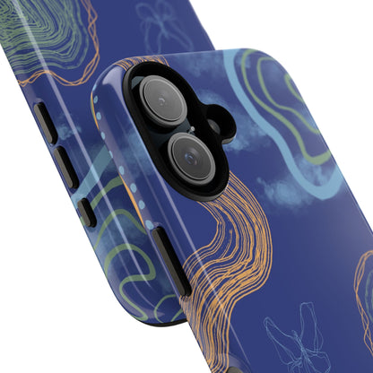 Artistic Phone Case, Abstract Phone Cover, Gift for Her, Modern Design, Boho Phone Case, Unique Phone Accessories