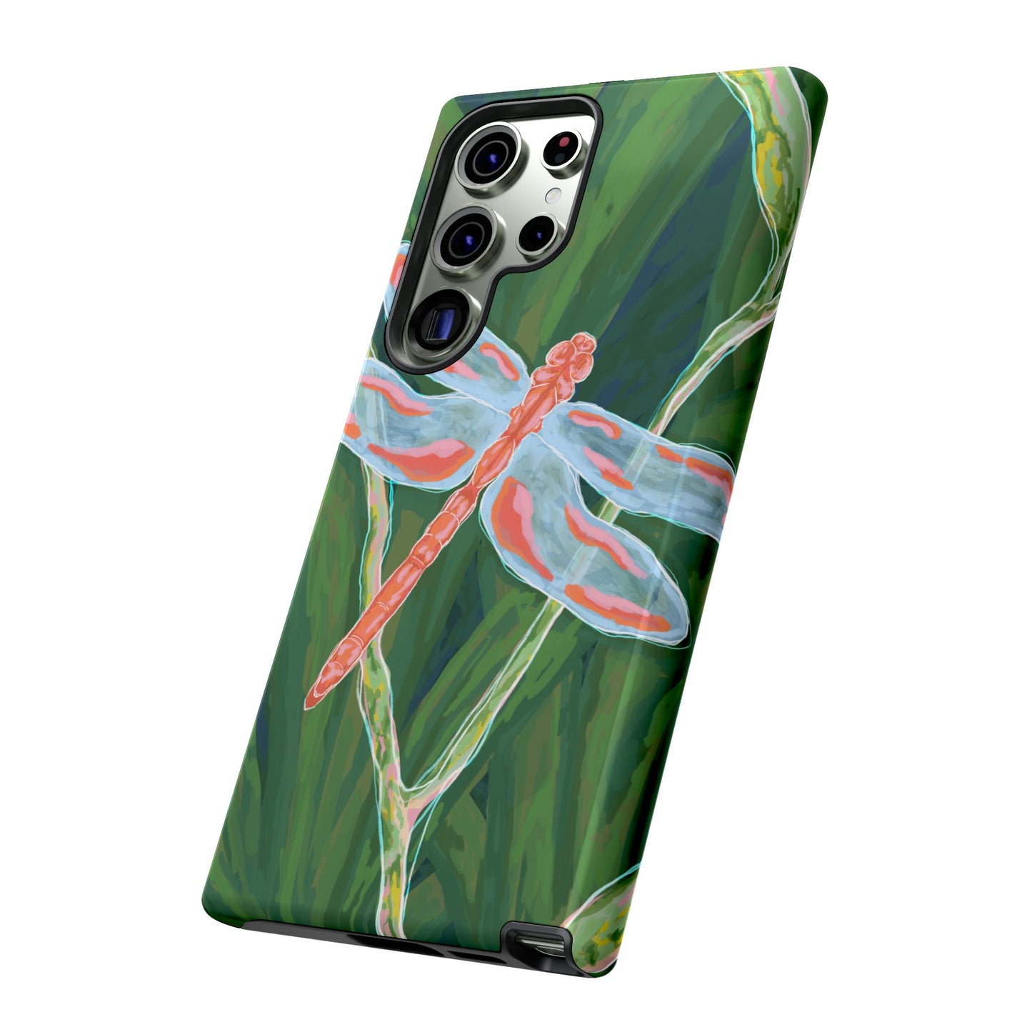 Dragonfly Phone Case, Tough Cases for Nature Lovers, Unique Phone Cover, Eco-Friendly Gift, Colorful Protection