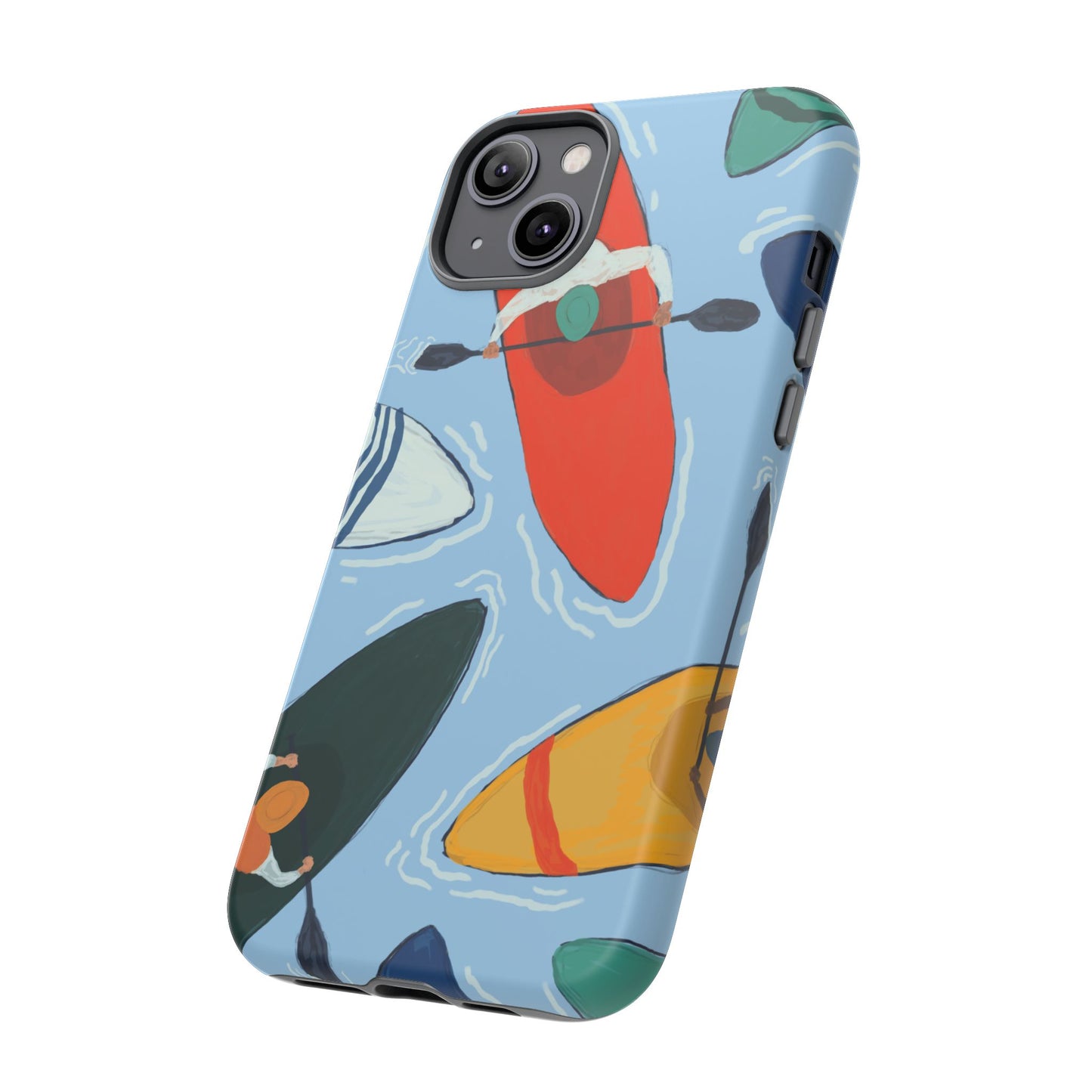 Kayak Phone Case - Tough Cases for Outdoor Enthusiasts, Birthday Gifts, Adventure Gear, Kayaking Accessories, Nature Lover Decor, Artsy Phone Cases