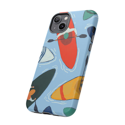 Kayak Phone Case - Tough Cases for Outdoor Enthusiasts, Birthday Gifts, Adventure Gear, Kayaking Accessories, Nature Lover Decor, Artsy Phone Cases