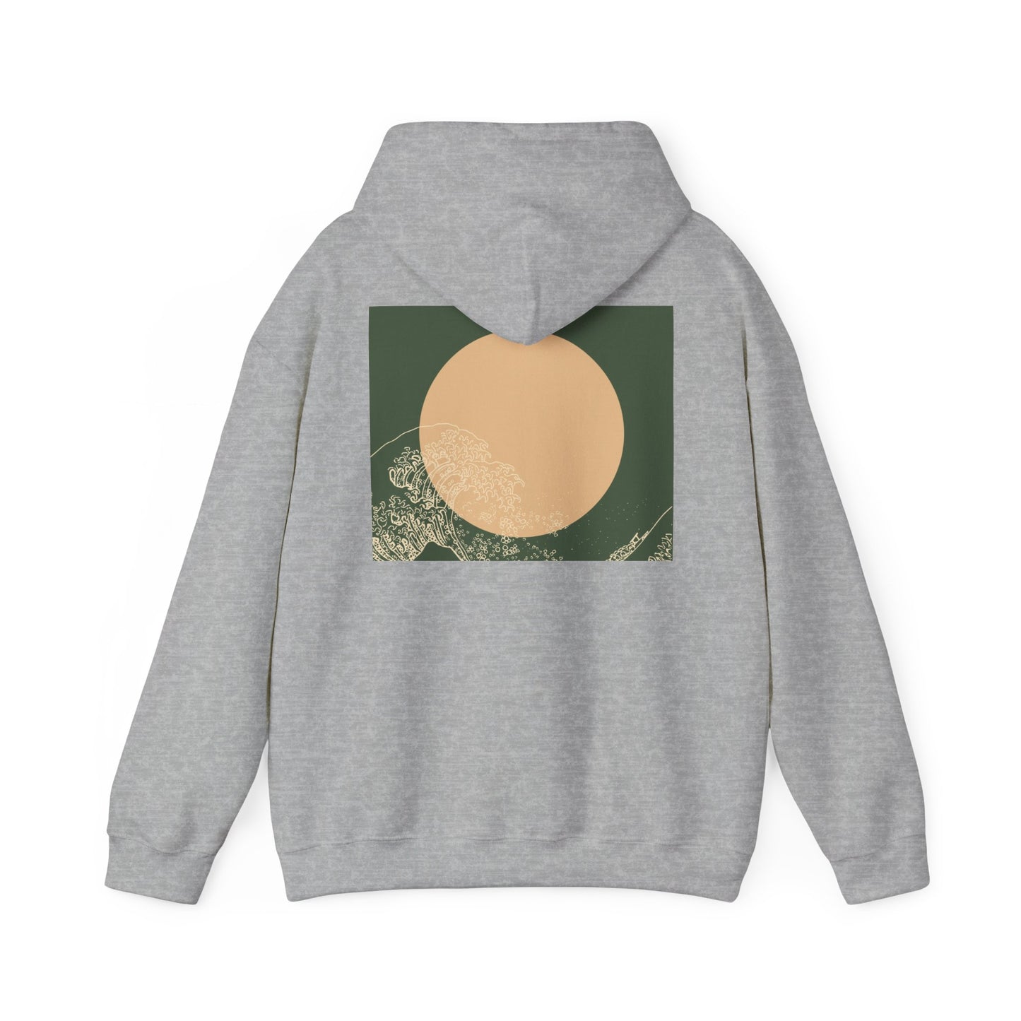 Zen Frog Unisex Hoodie | Relaxed Fashion, Cozy Sweatshirt, Unique Gift, Chill Vibes, Spring and Summer Style