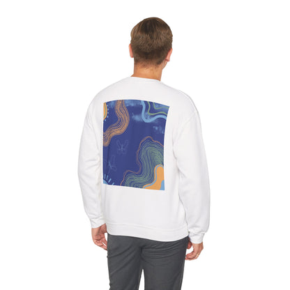 Vibrant Unisex Crewneck Sweatshirt, Cozy Sweatshirt for All Seasons, Casual Wear, Art-Inspired Gift, Spring Fashion, Unisex Apparel