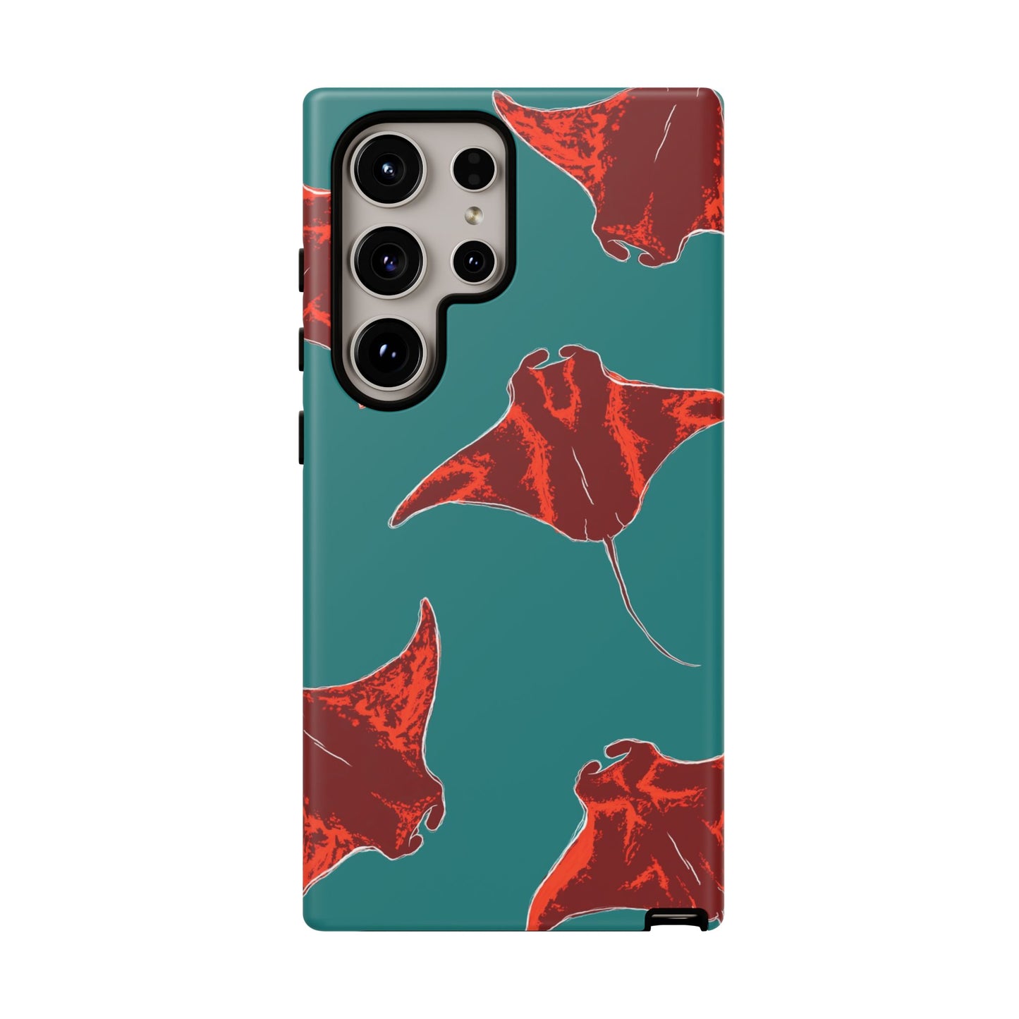 Manta Ray Phone Case, Tropical Phone Cover, Ocean Vibe Accessories, Summer Gift Idea, Marine Animal Merchandise