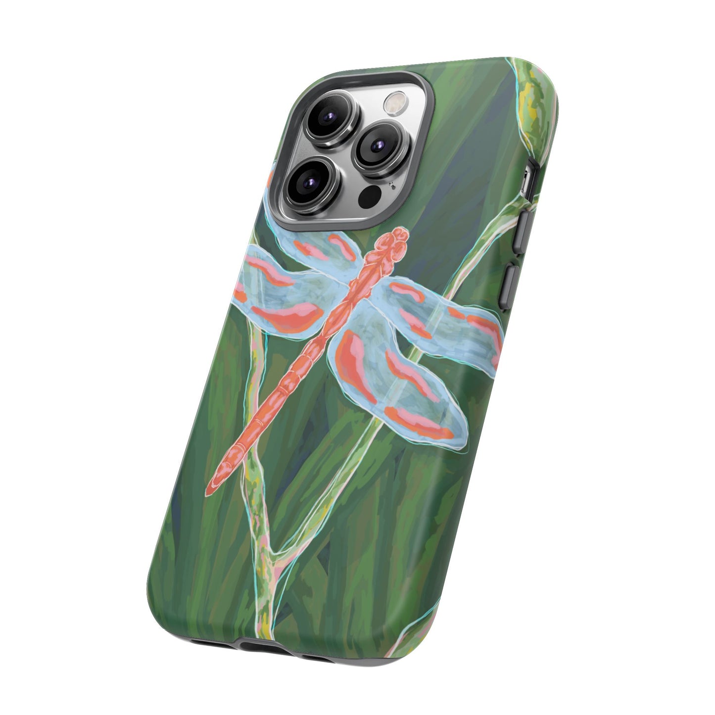 Dragonfly Phone Case, Tough Cases for Nature Lovers, Unique Phone Cover, Eco-Friendly Gift, Colorful Protection