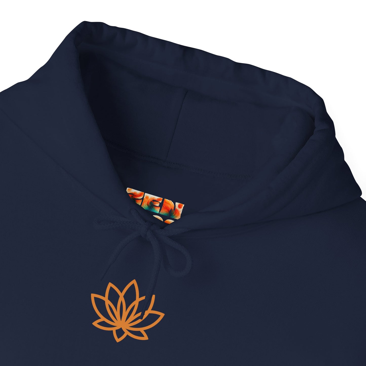 Serene Adventure Hoodie with Lotus Design, Eco-Friendly Sweatshirt for Outdoors, Yoga, Surfing, Beach Days, Mindfulness, Gift for Her, Gift for Him, Kayak Sweatshirt, Outdoor Designs