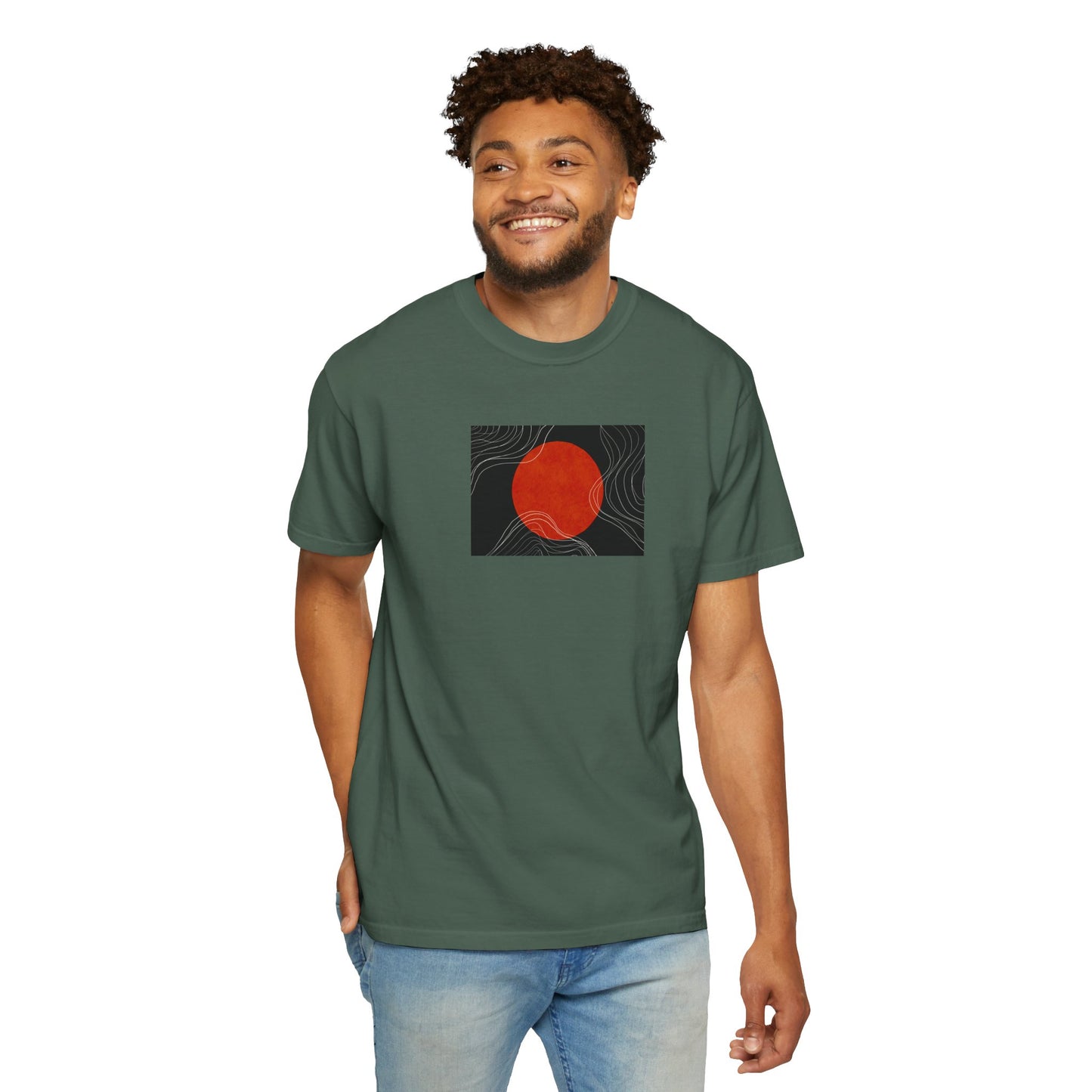 Sunset Vibes Unisex T-Shirt, Casual Summer Tee, Bohemian Shirt, Gift for Art Lovers, Men's and Women's Fashion