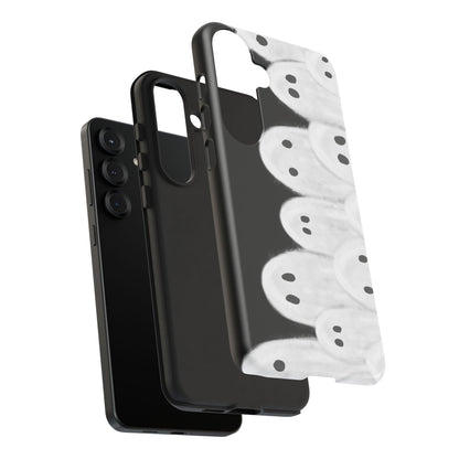 Painted Ghosts Phone Case | Ghostly Tough Phone Case for Spooky Style, Halloween Gift, Phone Cover, Ghost Theme, Unique Accessory, Spooky Season, Viral Painted Ghosts Inspired Design