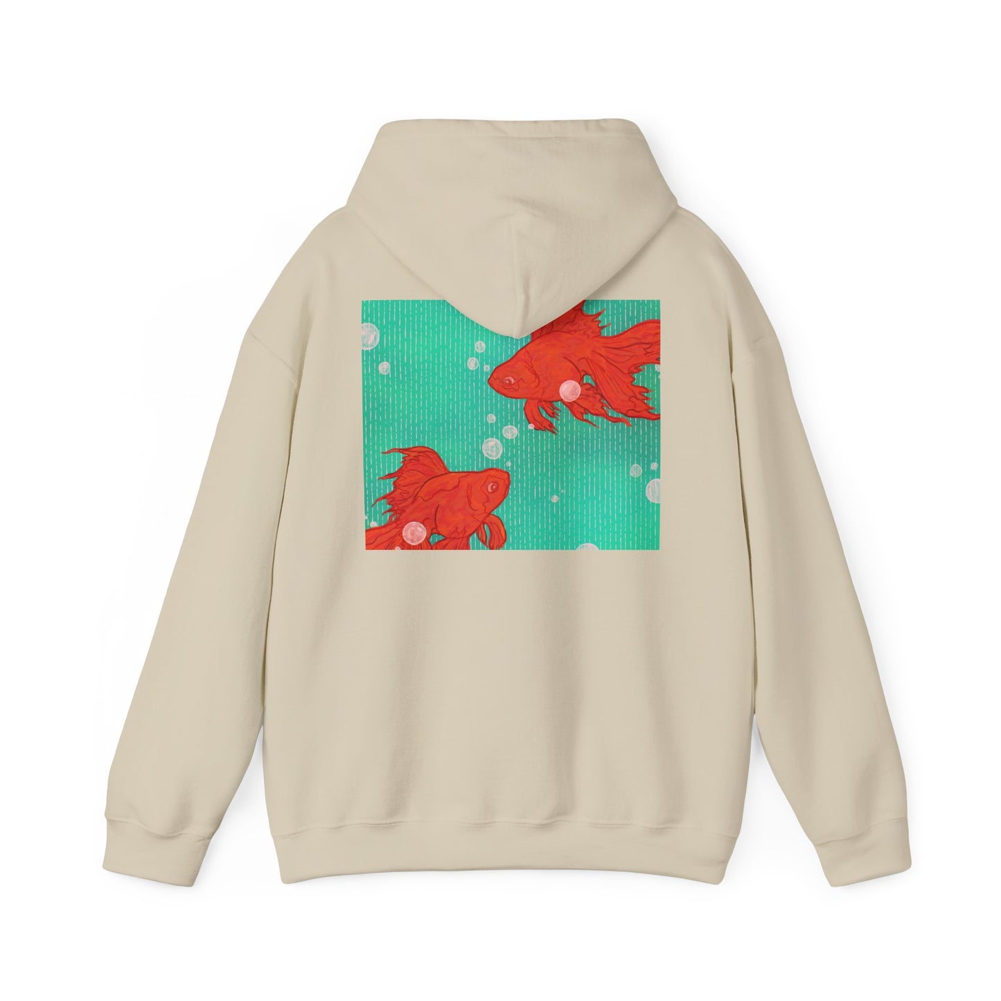 Colorful Goldfish Hoodie, Unisex Sweatshirt, Cozy Everyday Wear, Perfect for Gifts, Fun Fashion for Animal Lovers, Vibrant Pullover