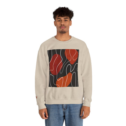 Abstract Modern Crewneck Sweatshirt, Cozy Casual Wear, Gift for Art Lovers, Stylish Layering, Perfect for Fall/Winter, Unique Graphic [...]