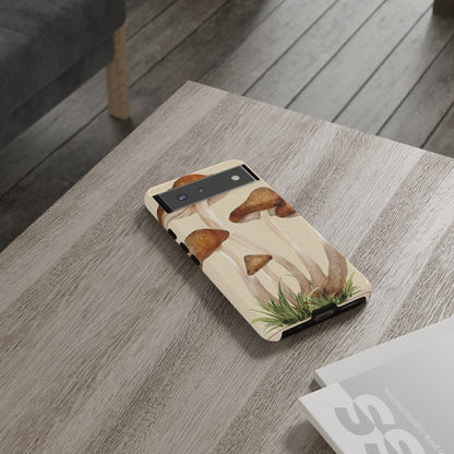 Mushroom Phone Case - Nature Lover, Eco-Friendly Gift, Cute Cell Phone Cover, Aesthetic Tech Accessory, Unique Fall Decor, Artsy Phone Cases, Cute, Gift for Her, Nature-inspired Designs, Durable Cases