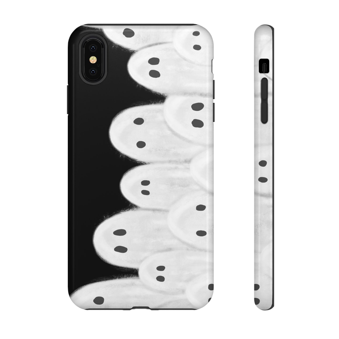 Painted Ghosts Phone Case | Ghostly Tough Phone Case for Spooky Style, Halloween Gift, Phone Cover, Ghost Theme, Unique Accessory, Spooky Season, Viral Painted Ghosts Inspired Design