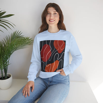 Abstract Modern Crewneck Sweatshirt, Cozy Casual Wear, Gift for Art Lovers, Stylish Layering, Perfect for Fall/Winter, Unique Graphic [...]