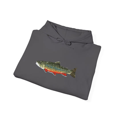 Trout Design Heavy Blend Hoodie, Fishing Gift, Outdoor Apparel, Comfortable Sweatshirt, Unisex Hoodie, Casual Fishing Wear