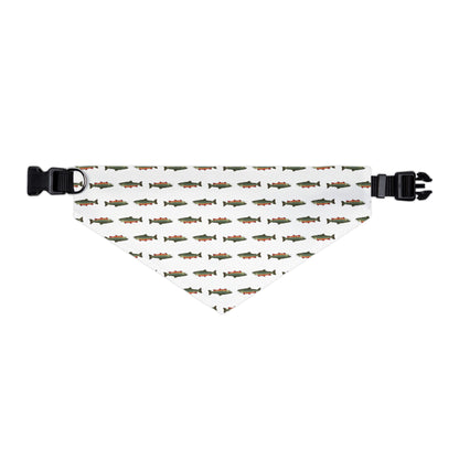 Fishing-Themed Pet Bandana Collar for Dog Lovers, Dog Accessory, Pet Fashion, Outdoor Adventure, Gift for Pet Owners