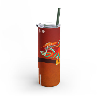 Colorful Animal Print Tumbler, 20oz, Eco-Friendly Travel Mug, Unique Gift for Wildlife Lovers, Party or Everyday Use, Stylish Drinkware