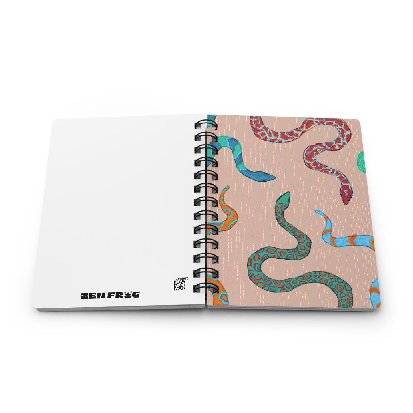 Vibrant Snake Pit Spiral Notebook