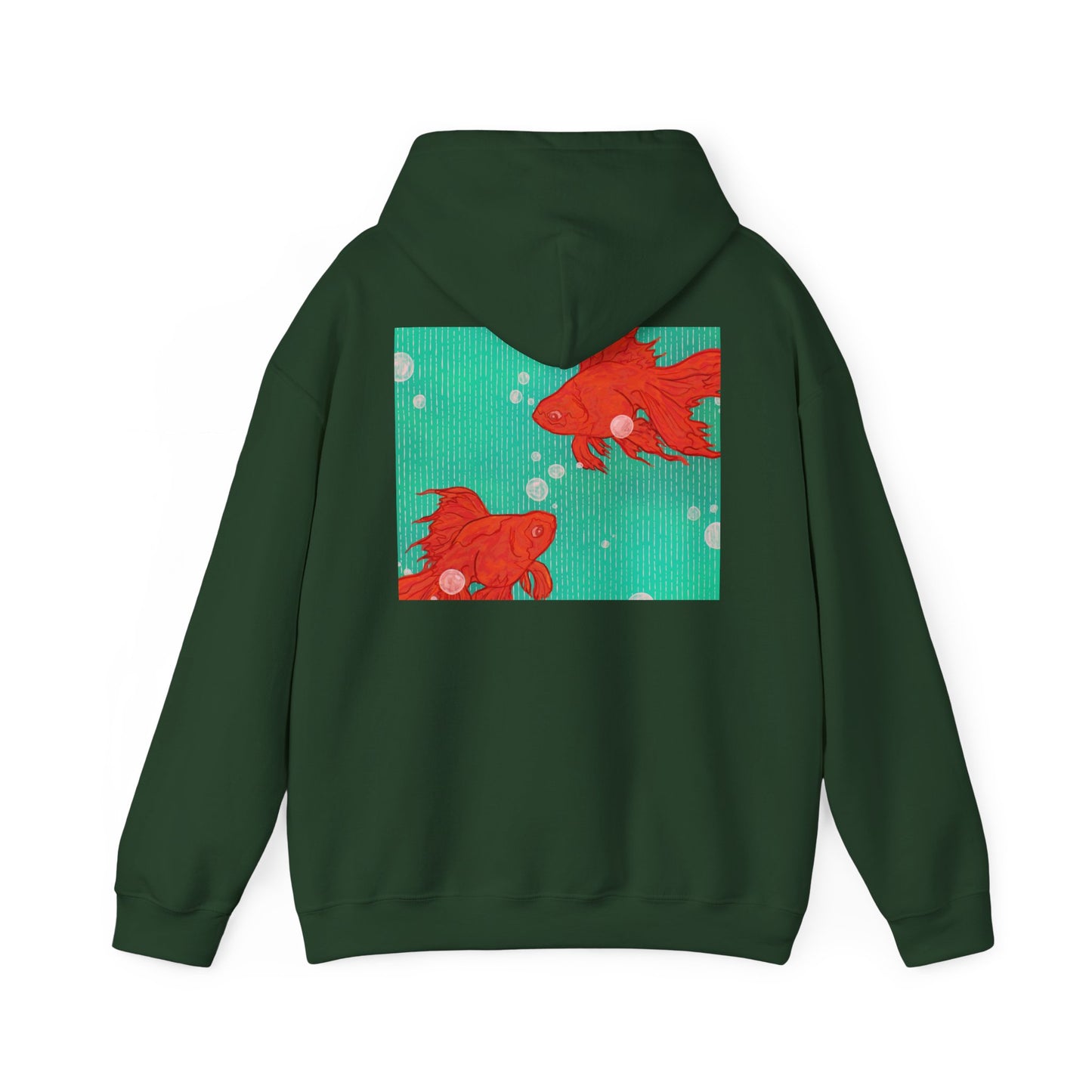 Colorful Goldfish Hoodie, Unisex Sweatshirt, Cozy Everyday Wear, Perfect for Gifts, Fun Fashion for Animal Lovers, Vibrant Pullover