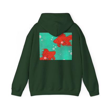 Colorful Goldfish Hoodie, Unisex Sweatshirt, Cozy Everyday Wear, Perfect for Gifts, Fun Fashion for Animal Lovers, Vibrant Pullover